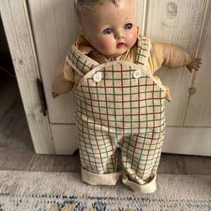 Vtg Composition baby doll